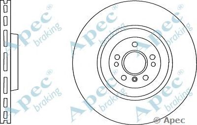 APEC BRAKING dsk2876 -  Тормозной диск
